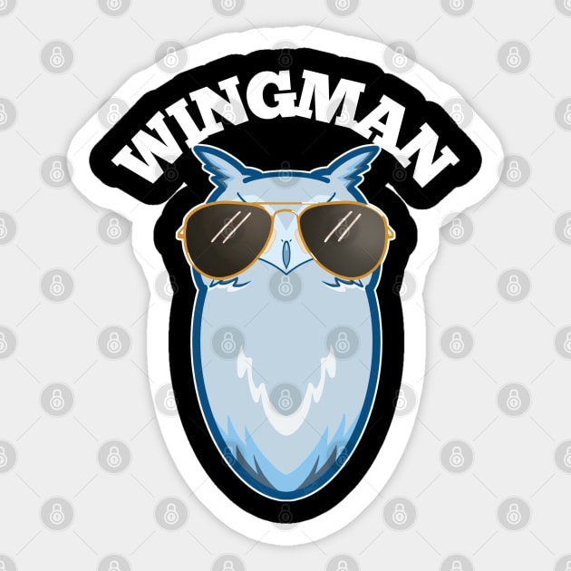 Ice Owl Wingman Aviation Sticker by Nirelle